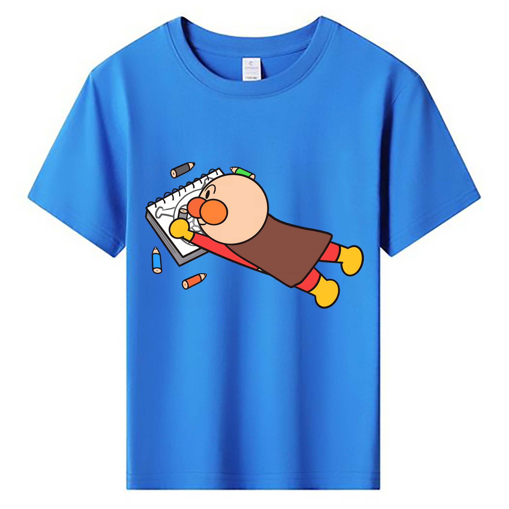 （画像用） アンパンマン Anpanman 綿100％キッズTシャツ（フロントプリント）